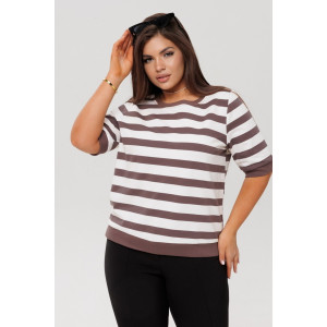 Толстовка женская ТЖ40 футер 2-х нитка пенье (р-ры: 46-60) мокко