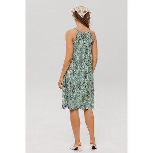 Сарафан женский СА108 кулирка (р-ры: 46-54) светло-зеленый