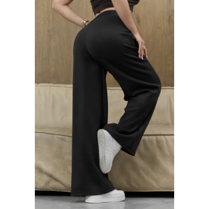 Брюки женские "Милана-2" 1385-6 костюмная ткань (р-ры: 46-60) черный