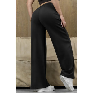 Брюки женские "Милана-2" 1385-6 костюмная ткань (р-ры: 46-60) черный