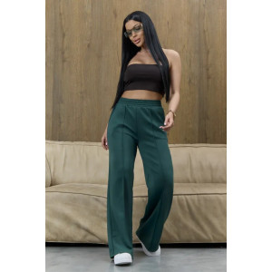 Брюки женские "Милана-2" 1385-4 костюмная ткань (р-ры: 46-60) зеленый