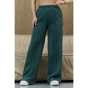 Брюки женские "Милана-2" 1385-4 костюмная ткань (р-ры: 46-60) зеленый