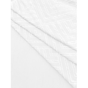 Постельное белье полисатин жаккард ПСЖ-006 белый (последний размер) Евро мини