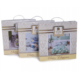 Постельное белье твил-сатин на резинке Elegans Т22-364 (последний размер) 2-сп.евр.