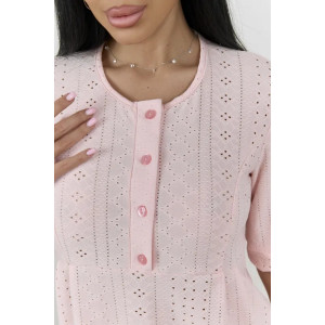 Туника женская "Лисана-2" 530-3 полиэстер с лайкрой (р-ры: 44-58) розовый