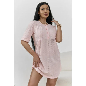 Туника женская "Лисана-2" 530-3 полиэстер с лайкрой (р-ры: 44-58) розовый