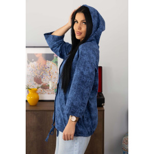 Рубашка женская 2176 кулирка (р-ры: 48-62) синий Рубашка женская 2176 кулирка (р-ры: 48-62) синий