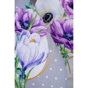 Набор кухонный из 3-х полотенец рогожка "Серенада купон" (последний размер) 60х48 см (3 шт.)