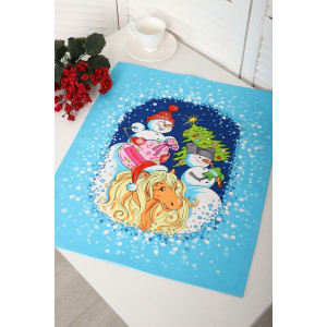 Набор кухонный из 3-х полотенец рогожка №32592 (последний размер) 60х48 см (3 шт.)