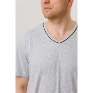 Костюм двойка мужской 1737/1 кулирка (р-ры: 50-60) серый