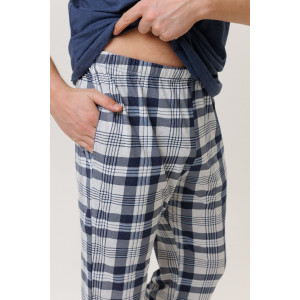 Костюм двойка мужской 1737/2 кулирка (р-ры: 50-60) синий