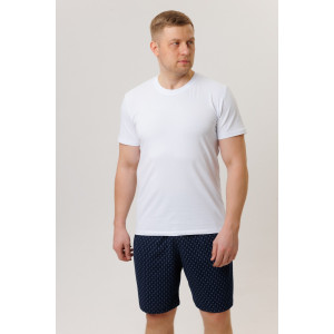 Шорты мужские №1942/5 кулирка (р-ры: 50-60) синий