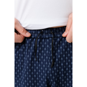 Шорты мужские №1942/5 кулирка (р-ры: 50-60) синий