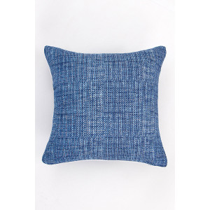 Наволочка декоративная на молнии №50021 рогожка синий (последний размер) 45х45