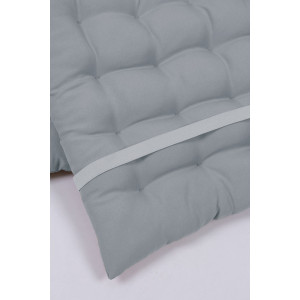 Подушка для мебели со спинкой габардин "Bio-Line" 053808 светло-серый (последний размер) 85х42х5