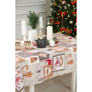 Скатерть рогожка "Лапландия" (последний размер) 150х180