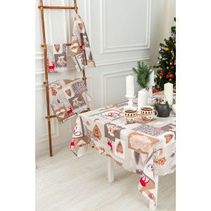 Скатерть рогожка "Лапландия" (последний размер) 150х180