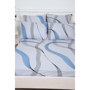 Простыня классическая поплин "Джаз" (последний размер) 240х215