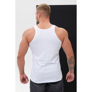 Майка мужская №14483 "Захар" кулирка (р-ры: 46-72) белый - набор 3 шт. 