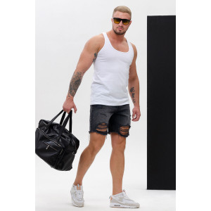 Майка мужская №14483 "Захар" кулирка (р-ры: 46-72) белый - набор 3 шт. 