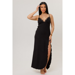 Сорочка женская 2285 вискоза (р-ры: 42-58) черный