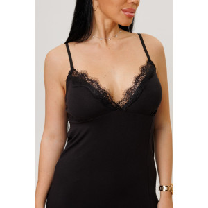 Сорочка женская 2285 вискоза (р-ры: 42-58) черный