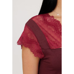 Сорочка женская 2272/2 вискоза (р-ры: 48-58) красный