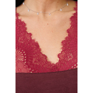 Сорочка женская 2272/2 вискоза (р-ры: 48-58) красный