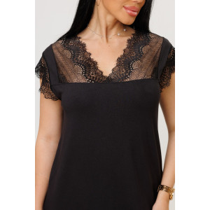 Сорочка женская 2272 вискоза (р-ры: 48-58) черный