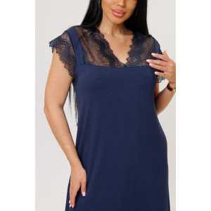 Сорочка женская 2272/1 вискоза (р-ры: 48-58) синий