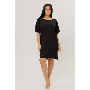 Туника женская №2269/1 лапша трикотажная (р-ры: 48-56) черный