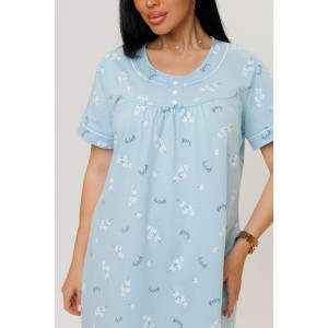 Сорочка женская 1976/3 кулирка (р-ры: 48-62) голубой