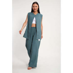 Костюм двойка женский К1379.2 искусственный лен (р-ры: 48-62)