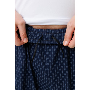 Бриджи мужские №2225/3 кулирка (р-ры: 50-60) синий