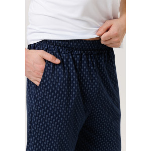 Бриджи мужские №2225/3 кулирка (р-ры: 50-60) синий