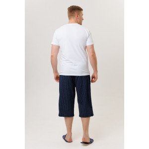 Бриджи мужские №2225/3 кулирка (р-ры: 50-60) синий