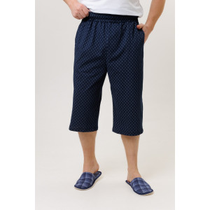 Бриджи мужские №2225/3 кулирка (р-ры: 50-60) синий