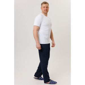 Брюки мужские №1985/2 кулирка (р-ры: 50-60) синий