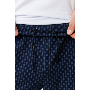 Брюки мужские №1985/2 кулирка (р-ры: 50-60) синий