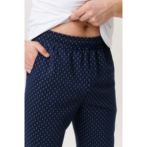 Брюки мужские №1985/2 кулирка (р-ры: 50-60) синий