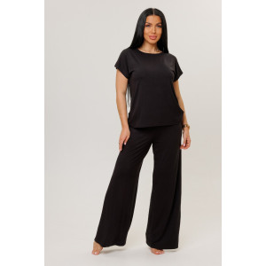 Костюм двойка женский 2280 вискоза (р-ры: 44-54) черный