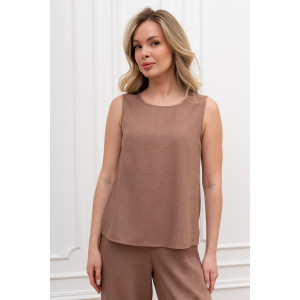 Блузка женская "Сибелла-5" плательная ткань (р-ры: 44-54) коричневый