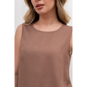 Блузка женская "Сибелла-5" плательная ткань (р-ры: 44-54) коричневый