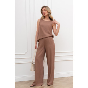 Блузка женская "Сибелла-5" плательная ткань (р-ры: 44-54) коричневый