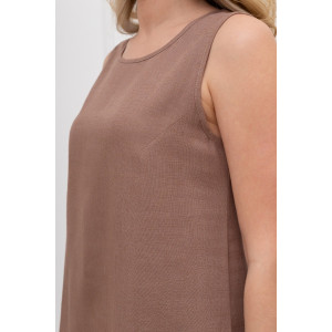 Блузка женская "Сибелла-5" плательная ткань (р-ры: 44-54) коричневый