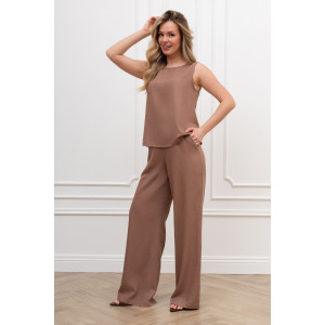 Блузка женская "Сибелла-5" плательная ткань (р-ры: 44-54) коричневый