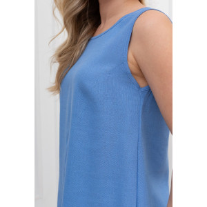 Блузка женская "Сибелла-5" плательная ткань (р-ры: 44-54) голубой