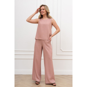 Блузка женская "Сибелла-5" плательная ткань (р-ры: 44-54) пудровый