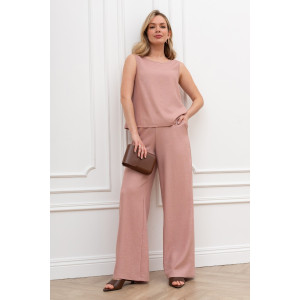 Блузка женская "Сибелла-5" плательная ткань (р-ры: 44-54) пудровый