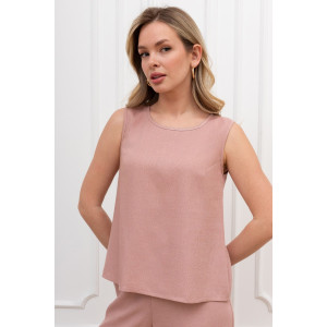 Блузка женская "Сибелла-5" плательная ткань (р-ры: 44-54) пудровый